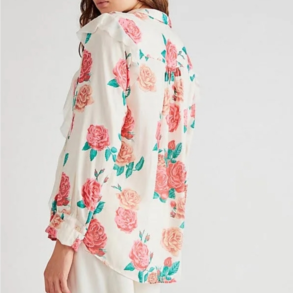 NWT Free People Charlotte Blouse Size XS - Picture 2 of 7